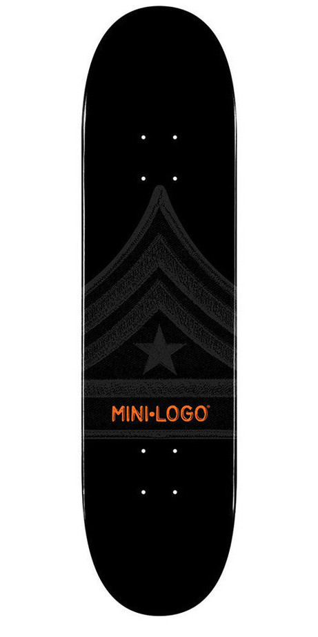 Mini Logo Skateboard Deck - 7.75 - Black Quartermaster