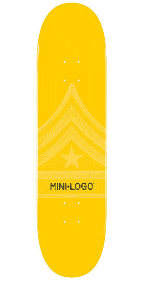 Mini Logo Skateboard Deck - 7.75 - Yellow Quartermaster