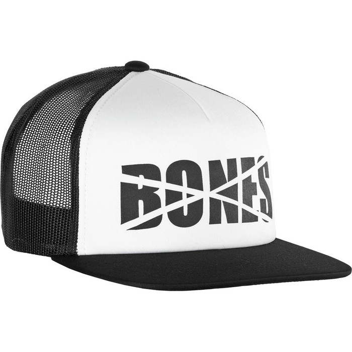 Bones Foam Truck Stop Cap Men's Hat - Black/White