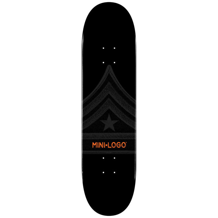 Mini Logo Skateboard Deck - Black Quartermaster - 8.25