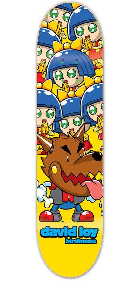 Birdhouse Loy Invasion Skateboard Deck - Yellow - 8.125