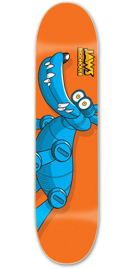 Birdhouse Toon Jaws Skateboard Deck - Orange - 8.25