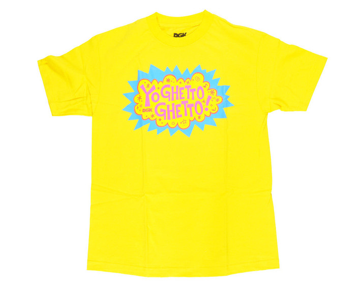 DGK T's Yo Ghetto Ghetto Men's T-Shirt - Yellow