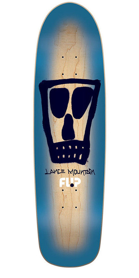 Flip Mountain Vato Spray Skateboard Deck - Blue - 8.9in x 32.5in