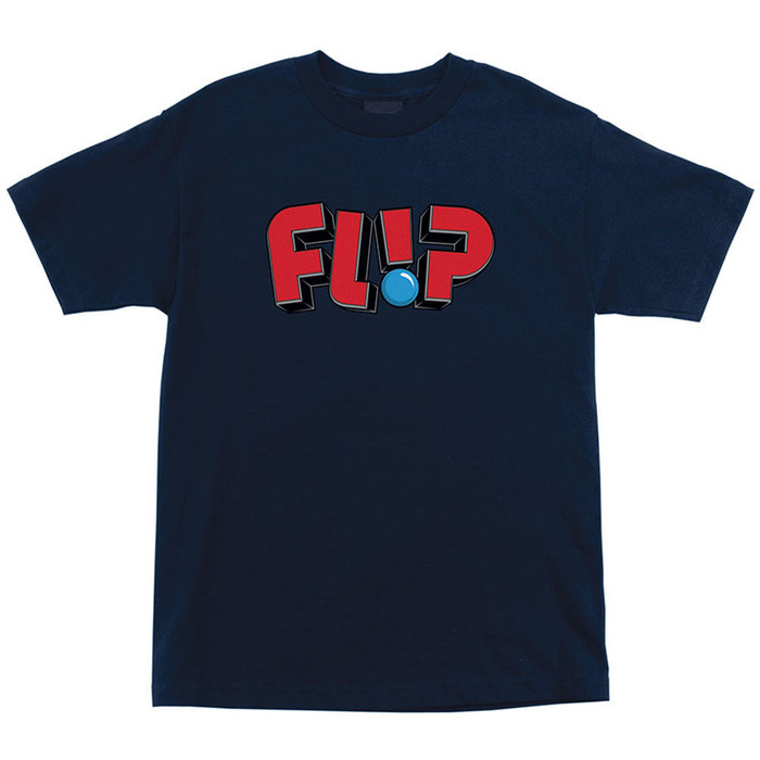 Flip Jumbled Regular S/S Men's Shirt - Midnight Navy