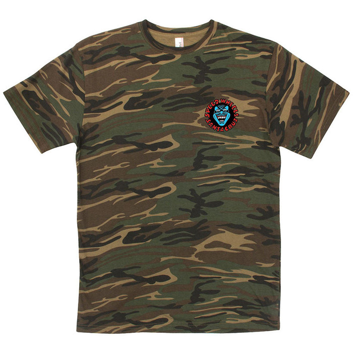 Santa Cruz Screaming Hand Regular S/S Mens T-Shirt - Camouflage Green