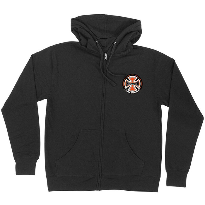 Independent Suspension Sketch Hooded Zip L/S Men's Sweatshirt - Black