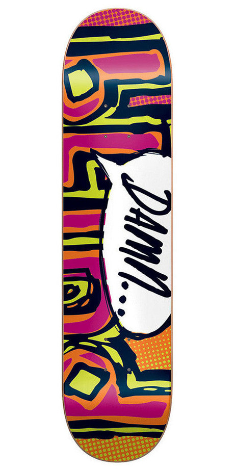 Blind OG Damn Bubble SS Skateboard Deck - Fuchsia/Orange - 8.5