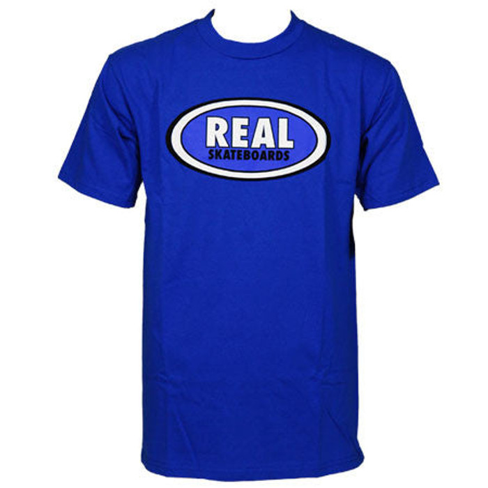 Real OG Oval S/S - Men's T-Shirt - Royal Blue