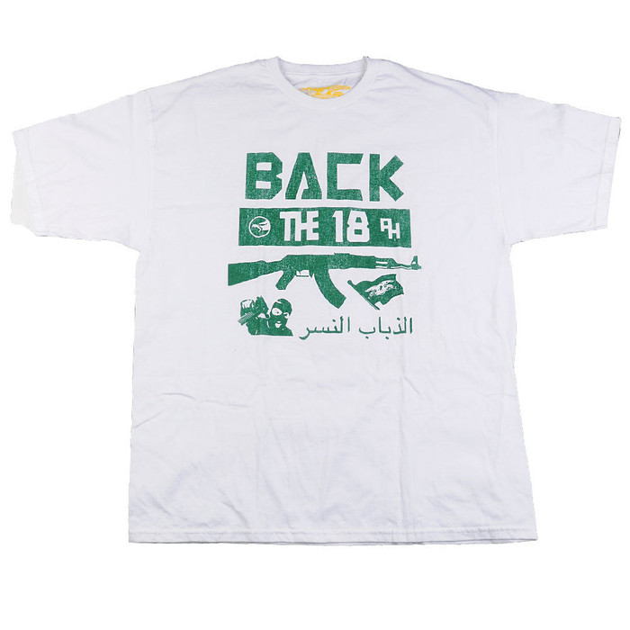 Anti-Hero Back the 18 S/S - White/Green - Men's T-Shirt