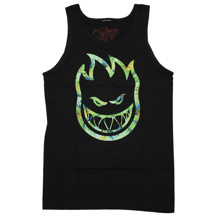 Spitfire Hawaiian Bighead Premium - Black - Men's Tank