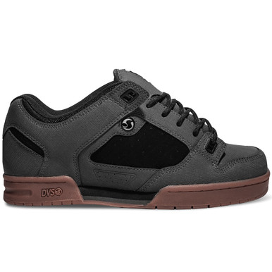 DVS Militia Skateboard Shoes - Grey/Black Gunny 021