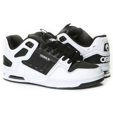 Osiris Peril Men's Skateboard Shoes - White/Black/White