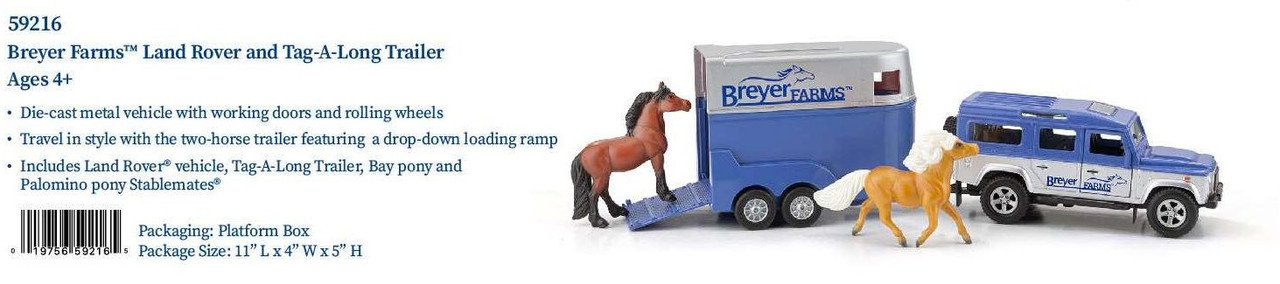 breyer horse trailer