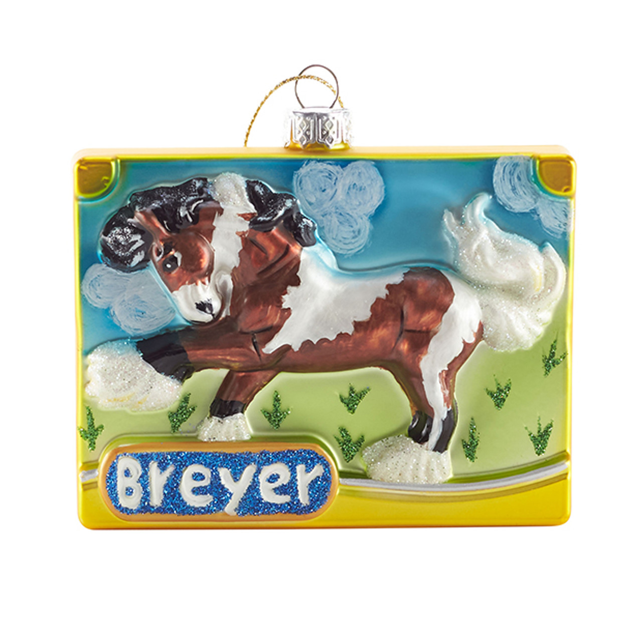 Breyer Horses 2025 Holiday Blown Glass Ornament - Breyer