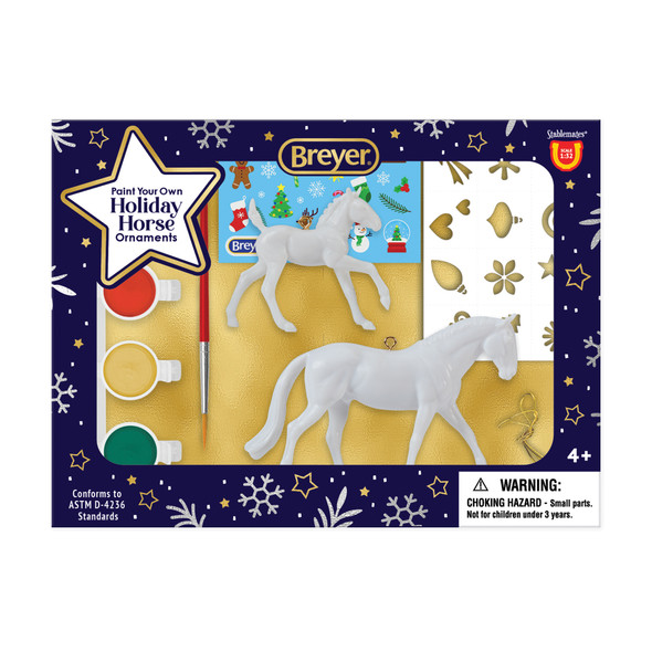 Breyer Horses 2026 Holiday Paint You Own Horse Ornament Craft Kit