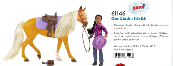 Breyer Horses Classics Charm and Western Rider, Gabi
