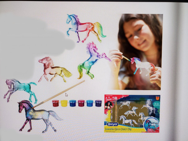 Breyer Horses Activity Suncatcher Horses Paint and Play