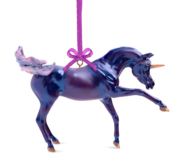 Breyer 2022 Holiday Horse Unicorn Ornament - Tyrian