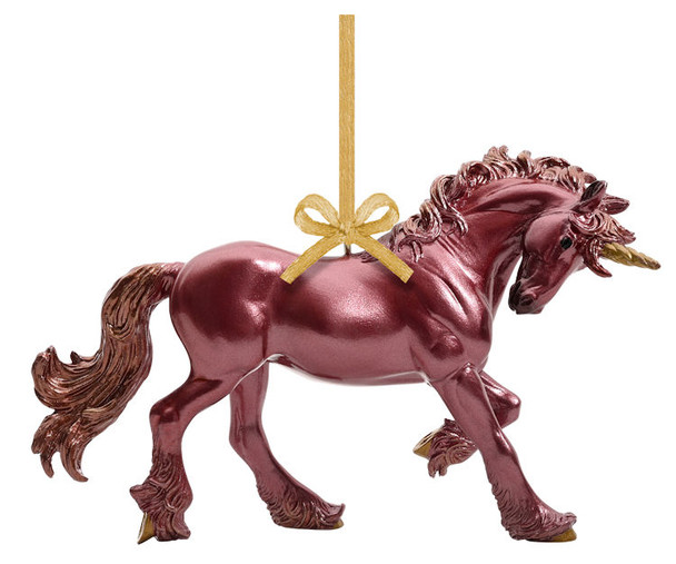 Breyer Horses 2024 Holiday Unicorn Ornament - Scarlet