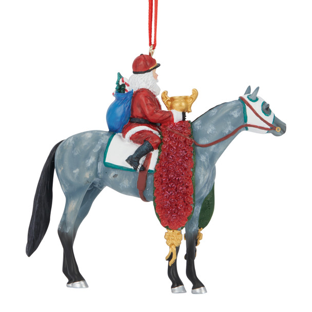 Breyer Horses 2026 Holiday Off to the Races - Santa Ornament