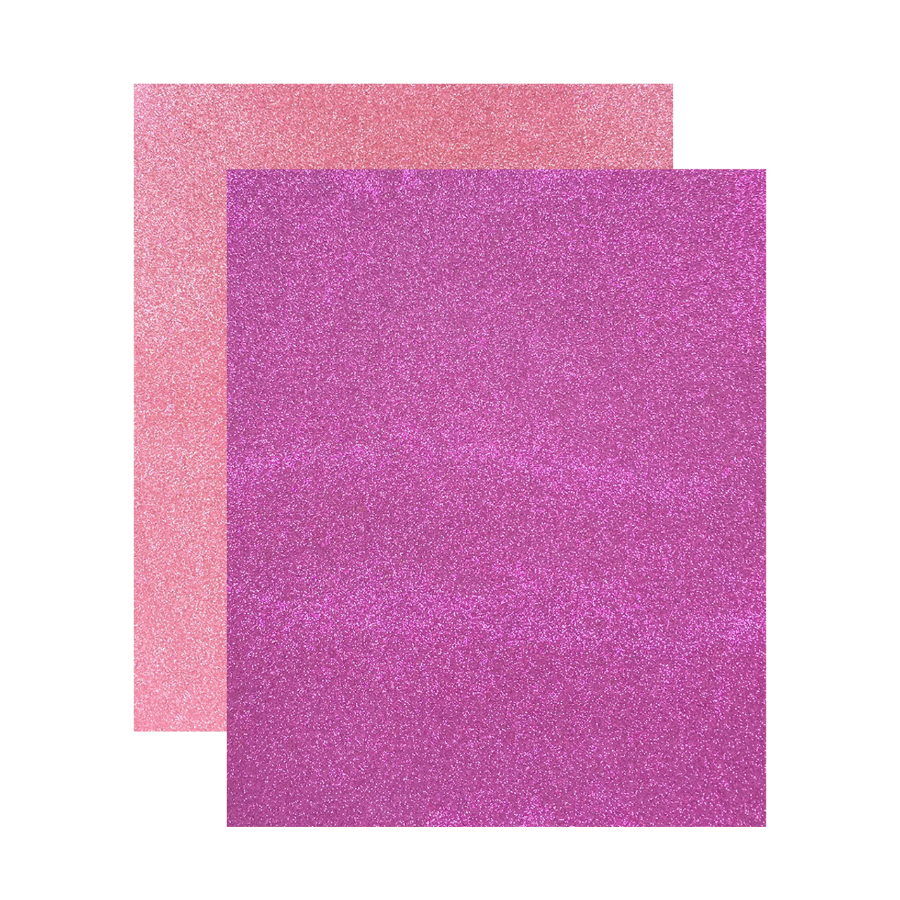 Micro Fine Glitter Paper, Pink/Rose, 5 x 6, 2 Sheets - Krazy Kreations