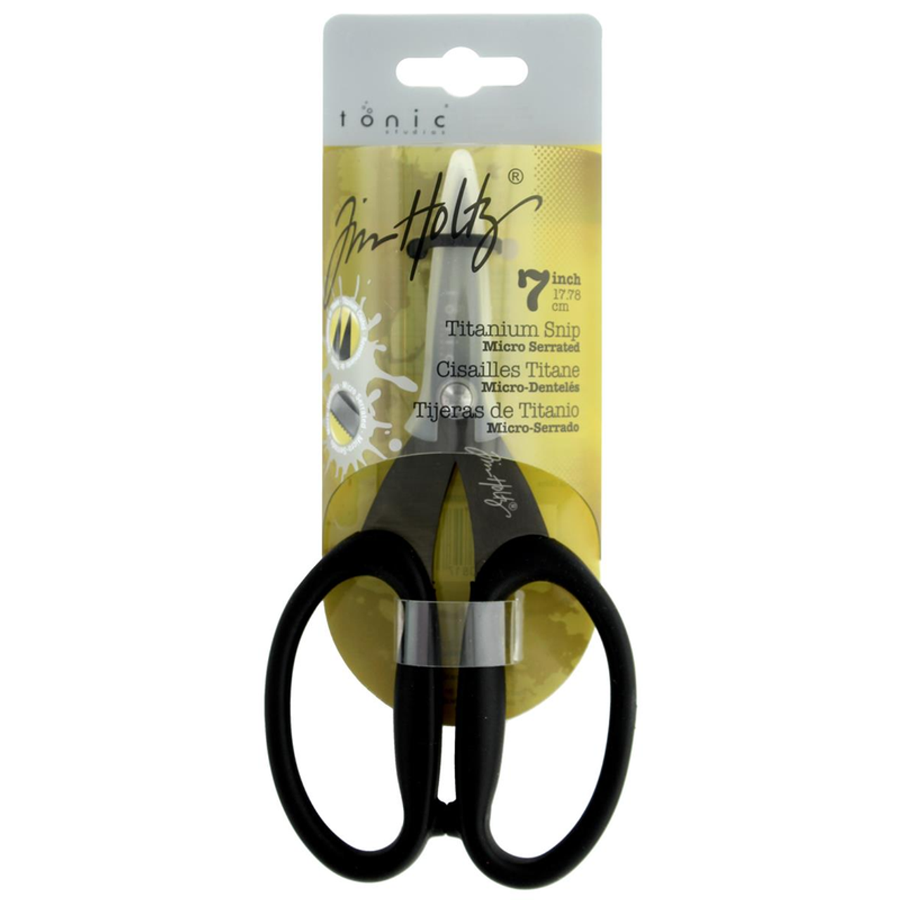 Tim Holtz Non-Stick Micro Serrated Mini Snips - 5