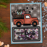 Vintage Truck Outline Sticker Vintage Truck Outline Sticker