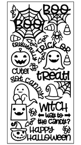 Trick Or Treat Outline Sticker