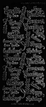 Holiday Words Sentiment Sticker