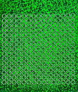 Mini Dots Sticker, Holographic Green