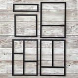 Black 5x7 Card Frames