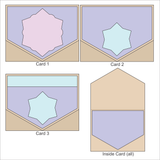 Envelope Flap Card Bundle - SVG, FCM & PDF Digital Cut Files