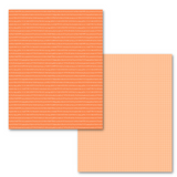 BULK Springtime Showers Paper - Orange Grid/Orange Dotted Stripes, 8.5x11, 12pc
