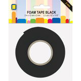 Double-Sided Foam Tape, 2mm, Black