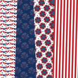 Stars & Stripes Paper Pad, 5.5 x 8.5, 48pc