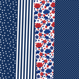 Stars & Stripes Paper Pad, 5.5 x 8.5, 48pc