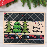 Oh Christmas Tree Outline Sticker