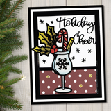 Holiday Cheer Outline Sticker
