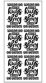 Hugs & Kisses Sticker