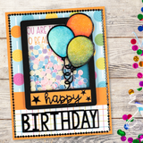 Balloon Celebration Shaker Card Kit