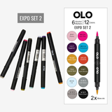 OLO 6pc Alcohol Marker Set, EXPO 2