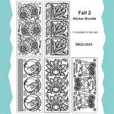 Fall 2 Outline Sticker Bundle