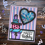 Stacked Birthday Presents Shaker Card Kit