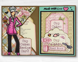 Paper Doll Baking Recipe Book