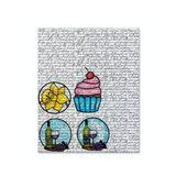 Script Glitter Paper