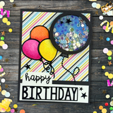 Balloon Celebrate Shaker Card Kit
