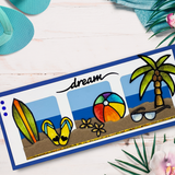 Island Fun Outline Sticker