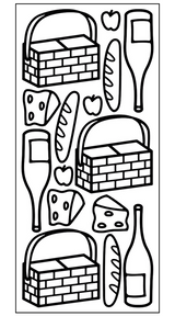 Picnic Outline Sticker