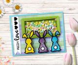 Bunny Peeps Shaker Card